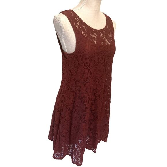 Free People Red lace dress Small - Picture 4 of 7